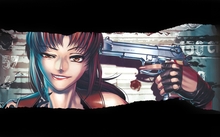 black lagoon revy guns ponytails black hair 1920x1200 wallpaper 